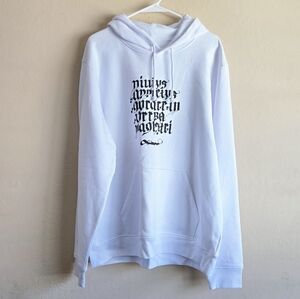 Stanley/stella Drummer White With Graphic Pullover hoodie sweatshirt